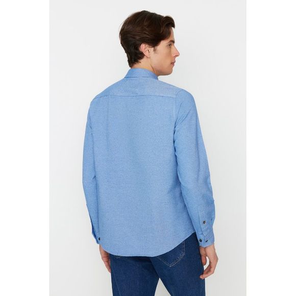 NWT Trendyol Men Slim Button placket Woven Shirt - Picture 6 of 9